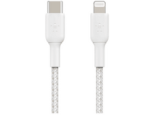 Charger l&#39;image dans la galerie, BELKIN Câble USB - Lightning 1 m torsadé Blanc (CAA004bt1MWH)
