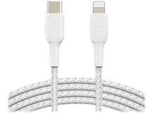 Charger l&#39;image dans la galerie, BELKIN Câble USB - Lightning 2 m torsadé Blanc (CAA004bt2MWH)
