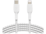 BELKIN Câble USB - Lightning 2 m torsadé Blanc (CAA004bt2MWH)