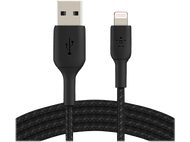 BELKIN Câble USB - Lightning 2 m torsadé Noir (CAA002bt2MBK)