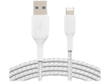 Charger l&#39;image dans la galerie, BELKIN Câble USB - Lightning 3 m torsadé Blanc (CAA002bt3MWH)
