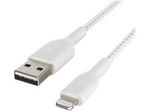 Charger l&#39;image dans la galerie, BELKIN Câble USB - Lightning 3 m torsadé Blanc (CAA002bt3MWH)
