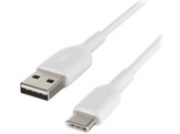 BELKIN Câble USB - USB-C 1 m Blanc (CAB001bt1MWH)