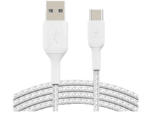 Charger l&#39;image dans la galerie, BELKIN Câble USB - USB-C 2 m torsadé Blanc (CAB002bt2MWH)
