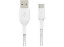 Charger l&#39;image dans la galerie, BELKIN Câble USB - USB-C 2 m torsadé Blanc (CAB002bt2MWH)
