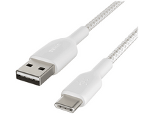 Charger l&#39;image dans la galerie, BELKIN Câble USB - USB-C 2 m torsadé Blanc (CAB002bt2MWH)
