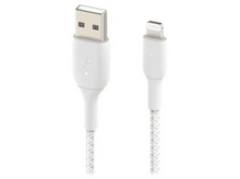 Charger l&#39;image dans la galerie, Un câble USB vers lightning blanc.
