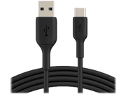 Câble de charge USB vers USB-C noir.