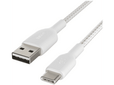BELKIN Câble USB - USB-C 2 m torsadé Blanc (CAB002bt2MWH)