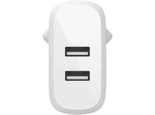 Charger l&#39;image dans la galerie, BELKIN Chargeur 2 x USB Boost↑Charge™ + Câble Lightning Blanc (WCD001VF1MWH)
