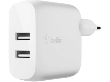 Charger l&#39;image dans la galerie, BELKIN Chargeur 2 x USB Boost↑Charge™ + Câble Lightning Blanc (WCD001VF1MWH)
