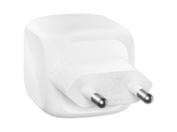 BELKIN Chargeur rapide BoostCharge Pro 50W double USB-C blanc