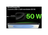 BELKIN Chargeur rapide BoostCharge Pro 50W double USB-C noir