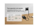 BELKIN Chargeur rapide BoostCharge Pro 50W double USB-C noir