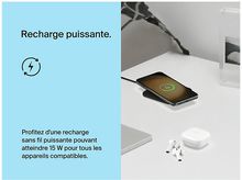 Charger l&#39;image dans la galerie, BELKIN Chargeur sans fil Boostcharge Easy Alignment Qi 15W PSU Noir (WIA007vfBK)
