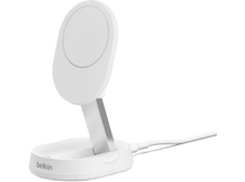 Charger l&#39;image dans la galerie, BELKIN Chargeur sans fil Boostcharge Pro Magnetic Convertible Qi2 15W Blanc (WIA008vfWH)
