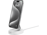 BELKIN Chargeur sans fil Boostcharge Pro Magnetic Convertible Qi2 15W Blanc (WIA008vfWH)
