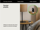 BELKIN Chargeur sans fil Boostcharge Pro Magnetic Convertible Qi2 15W Blanc (WIA008vfWH)
