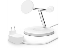 Charger l&#39;image dans la galerie, BELKIN Chargeur sans fil Boostcharge Pro Magsafe 3-en-1 Qi2 15W Blanc (WIZ009vfWH-V2)
