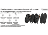 BELKIN Chargeur sans fil BoostCharge Qi2 15W Pied Magnétique 2-in-1 Blanc (WIZ028vfWH)