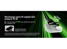 Charger l&#39;image dans la galerie, BELKIN Chargeur sans fil BoostCharge Qi2 15W Pied Magnétique 3-in-1 Blanc (WIZ029vfWH)
