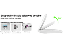 Charger l&#39;image dans la galerie, BELKIN Chargeur sans fil BoostCharge Qi2 15W Pied Magnétique 3-in-1 Blanc (WIZ029vfWH)
