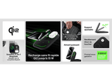 BELKIN Chargeur sans fil BoostCharge Qi2 15W Pied Magnétique 3-in-1 Noir (WIZ029vfBK)