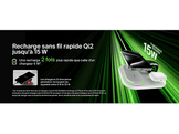 BELKIN Chargeur sans fil BoostCharge Qi2 15W Pied Magnétique 3-in-1 Blanc (WIZ029vfWH)
