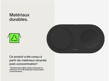 Charger l&#39;image dans la galerie, BELKIN Chargeur sans fil magnétique Boostcharge Pro 2-en-1 Qi2 15W Noir (WIZ021vfBK)
