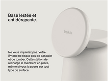 Charger l&#39;image dans la galerie, BELKIN Chargeur sans fil Magsafe Boostcharge Pro 2-en-1 15W Beige (WIZ020VFH37)
