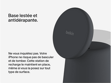 Charger l&#39;image dans la galerie, BELKIN Chargeur sans fil Magsafe Boostcharge Pro 2-en-1 15W Noir (WIZ020VFH36)
