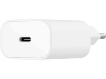 Charger l&#39;image dans la galerie, Chargeur USB-C blanc. Forme rectangulaire avec port USB-C en bas. Design simple et épuré.
