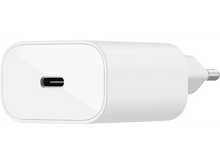 Charger l&#39;image dans la galerie, Chargeur USB-C blanc avec port USB-C.
