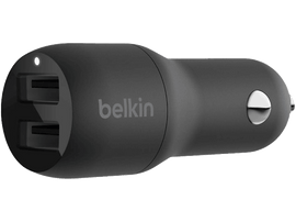 BELKIN Chargeur voiture 2 x USB Noir (CCB001btBK)