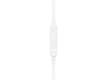 Charger l&#39;image dans la galerie, Un panneau de commande blanc d&#39;un fil d&#39;écouteur avec des boutons plus et moins et un bouton central.
