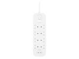BELKIN Multiprise parafoudre 8 prises UK + 2 x USB-C Blanc (SRB004CA2M)