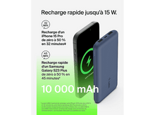 Charger l&#39;image dans la galerie, BELKIN Powerbank 10000 mAh Bleu (BPB011BTBL) Powerbank Bleu
