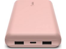 Charger l&#39;image dans la galerie, BELKIN Powerbank 20000 mAh Rose (BPB012btRG)
