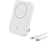 BELKIN Powerbank 8k QI2 MagSafe Compatible avec kickstand Blanc (BPD007BTWH)
