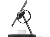 BELKIN Station de charge sans fil 3-en-1 avec MagSafe 15 W Noir (WIZ017VFBK)