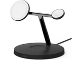 BELKIN Station de charge sans fil 3-en-1 avec MagSafe 15 W Noir (WIZ017VFBK)
