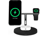 BELKIN Station de charge sans fil 3-en-1 avec MagSafe 15 W Noir (WIZ017VFBK)