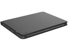 Charger l&#39;image dans la galerie, Étui clavier de tablette noir, fermé à plat, sur fond blanc, belkin imprimé en bas.
