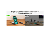 BELKIN UltraCharge 25 W Qi2 Chargeur sans fil magnétique 2-en-1 avec port USB-C Noir