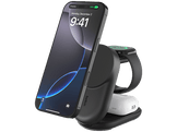 BELKIN UltraCharge 25 W Qi2 Chargeur sans fil magnétique 3-en-1 Blanc
