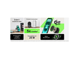 BELKIN UltraCharge 25 W Qi2 Chargeur sans fil magnétique 3-en-1 Noir