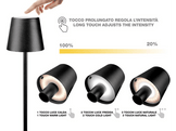 BEPER Lampe de table rechargeable 2-en-1 USB-C Noir (P201UTP118)