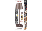 BEPER Lampe de table rechargeable USB-C 2-en-1 Bronze (P201UTP120)