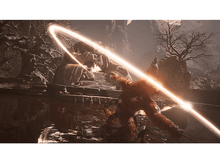 Charger l&#39;image dans la galerie, Scène d&#39;art numérique avec un personnage et une traînée lumineuse.
