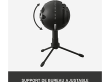 Charger l&#39;image dans la galerie, BLUE MIC Microphone pour Streaming USB Snowball Ice Noir (988-000172) Microphone

